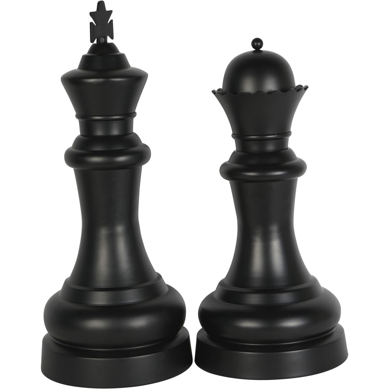 Chess Piece Black King Sculpture | Extra Large